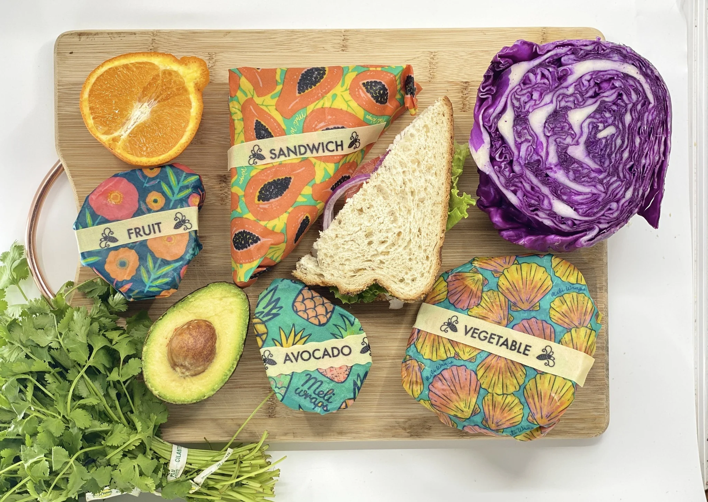 Meli Wraps | 3 Pack Beeswax Wrap