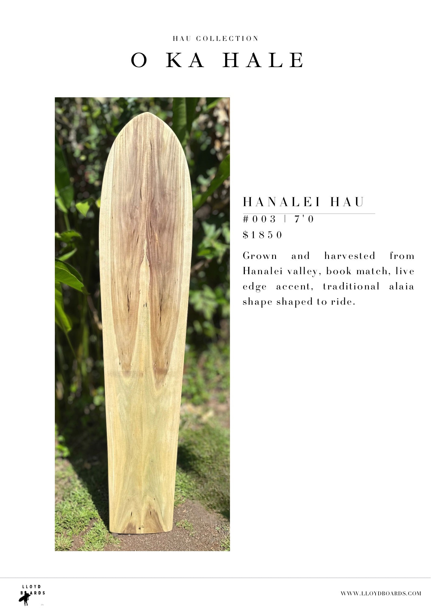 Hanalei Hau - Lloyd Boards
