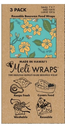 Meli Wraps | 3 Pack Beeswax Wrap