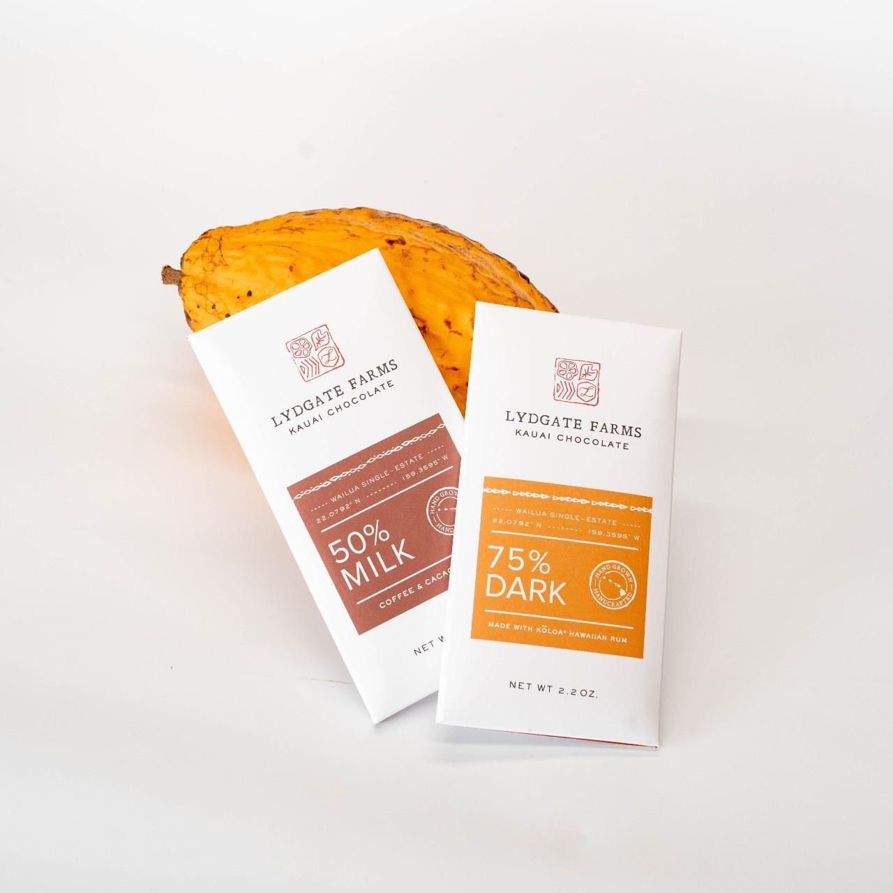 Lydgate Farms | Kauai Chocolate Bar - No Salt 70% Dark