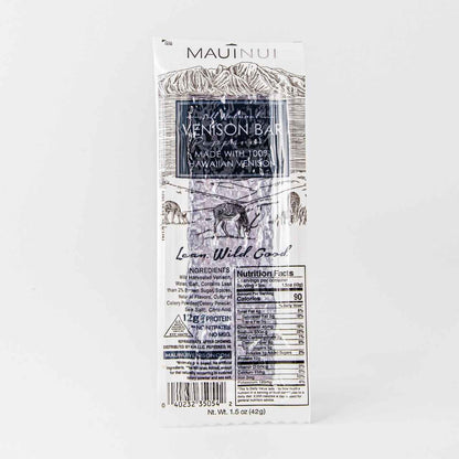 Maui Nui | Peppered Venison Jerky Bars